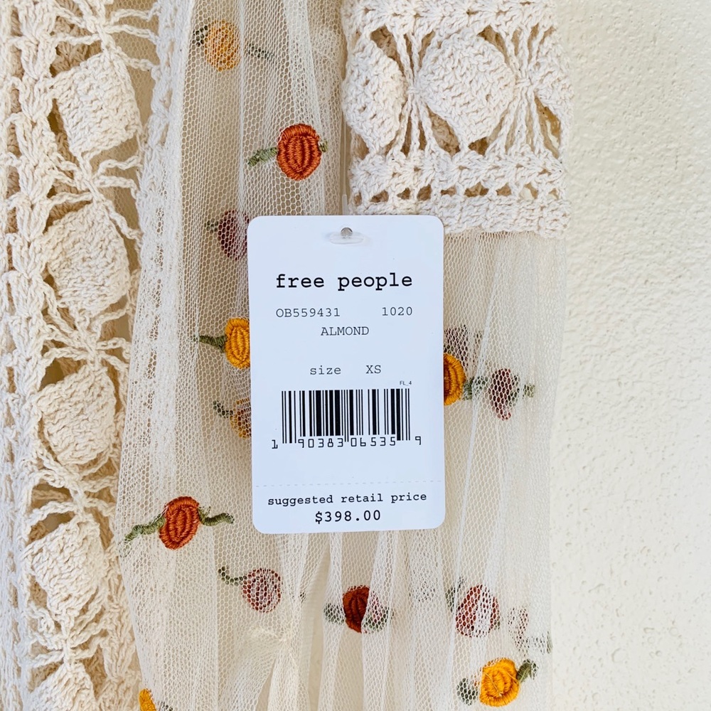 Free People Sheer Embroidered Crotchet Maxi Dress - Picture 5 of 8
